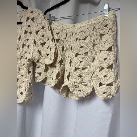 Two Piece Apricot Lace Set - Picture 11 of 13